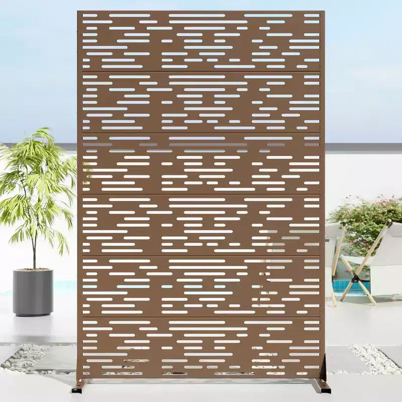 Jardinière en métal noir de 183 cm (H) x 119 cm (L) avec treillis pour patio, jardin et balcons