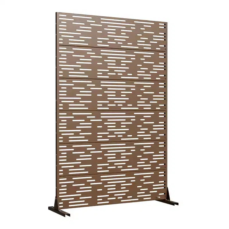 Jardinière en métal noir de 183 cm (H) x 119 cm (L) avec treillis pour patio, jardin et balcons