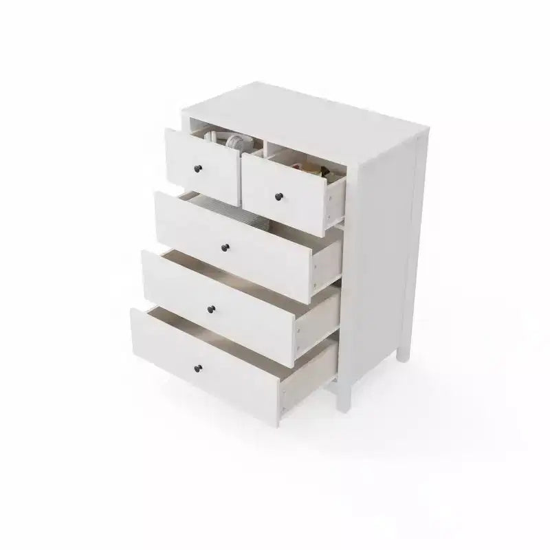 Commode moderne à 5 tiroirs pour chambre à coucher, chiffonnier haut en bois, organiseur de rangement spacieux, tiroirs pour entrée, couloir, placard, chambre d'enfant, bureau à domicile