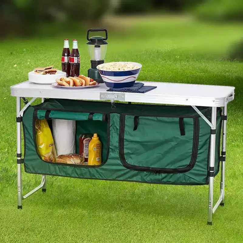 Table de camping portable