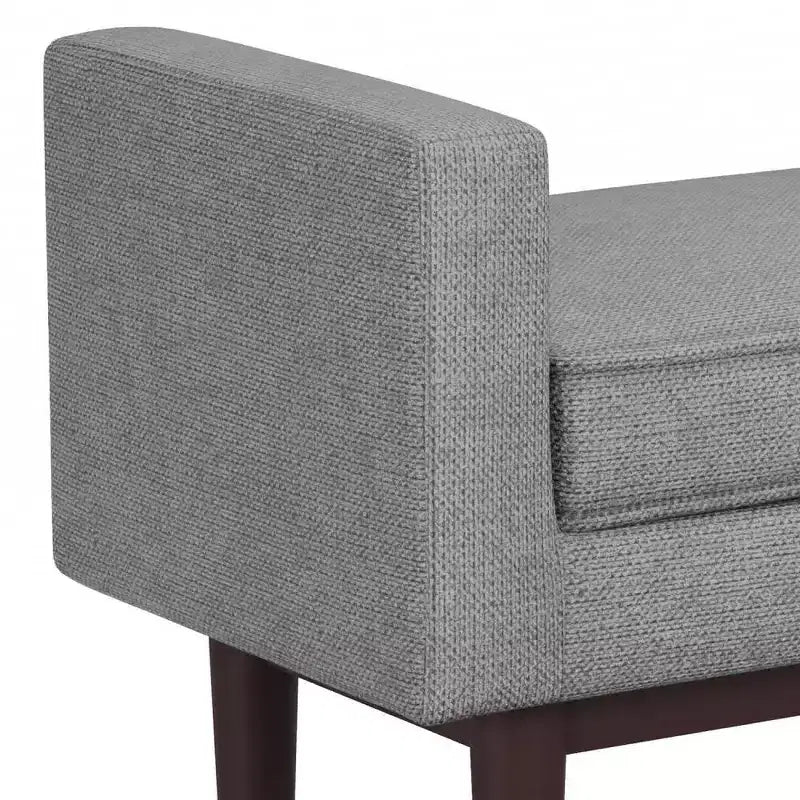 Banc ottoman contemporain de 46 po