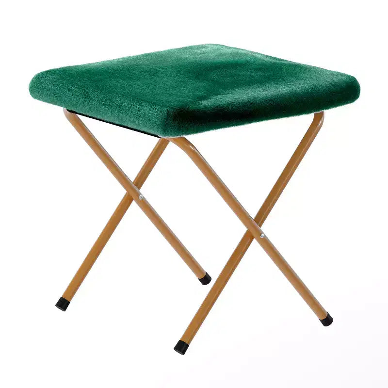 Fauteuil lune pliant surdimensionné en fausse fourrure, portable, de 96,5 cm, avec ottomane pliante pour dortoir et chambre