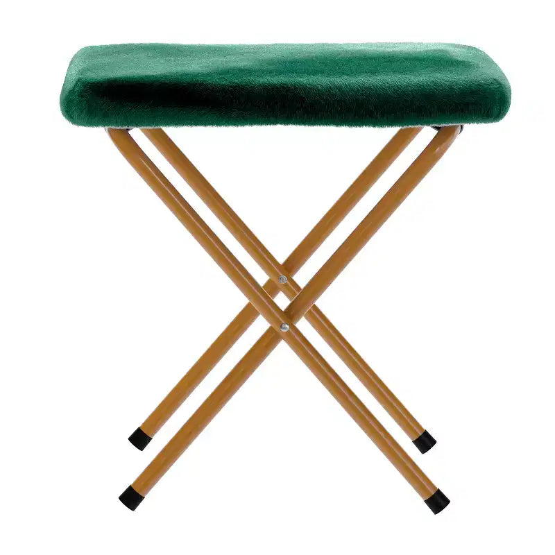 Fauteuil lune pliant surdimensionné en fausse fourrure, portable, de 96,5 cm, avec ottomane pliante pour dortoir et chambre